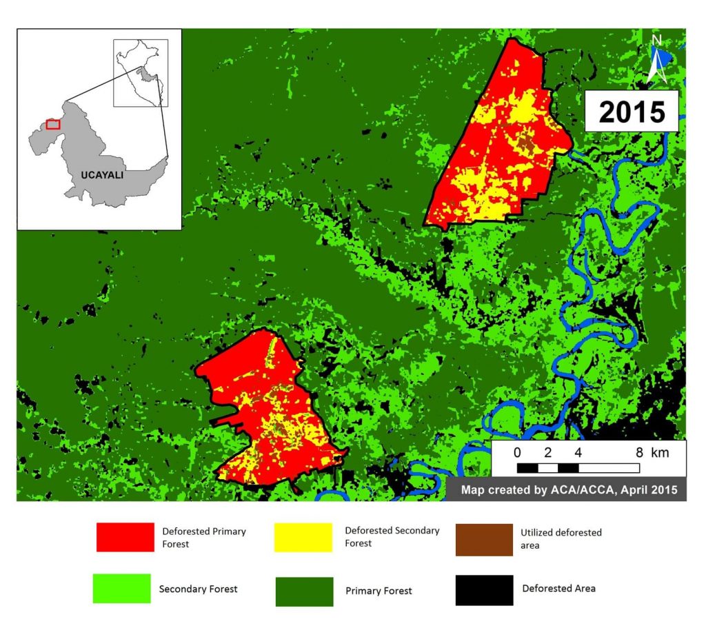 Image 4d. Classification of land use prior to oil palm activities. Key data sources: USGS.