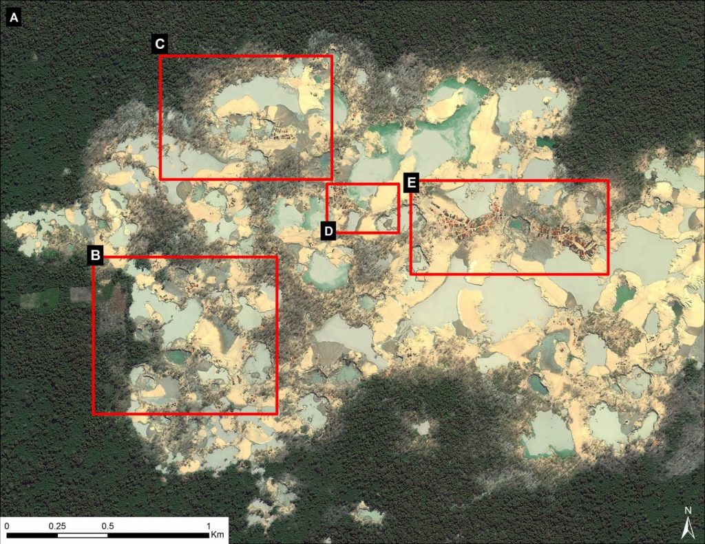 Image 12c. Zoom A (see Image 12a for context). Date of image: July 29, 2015. Data: WorldView2 from Digital Globe (NextView).