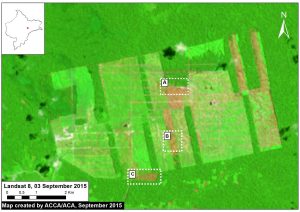 Image 13b Base map indicating the location of a series of zooms. Data: USGS.