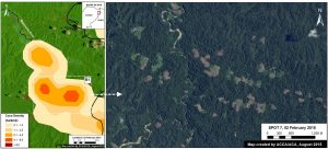 Image 14f. Zoom B1. Data: SPOT 7 from Airbus, UNODC 2014.