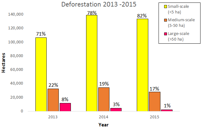 Maap 32 Large Scale Vs Small Scale Deforestation In The Peruvian Amazon Amazon Conservation Association