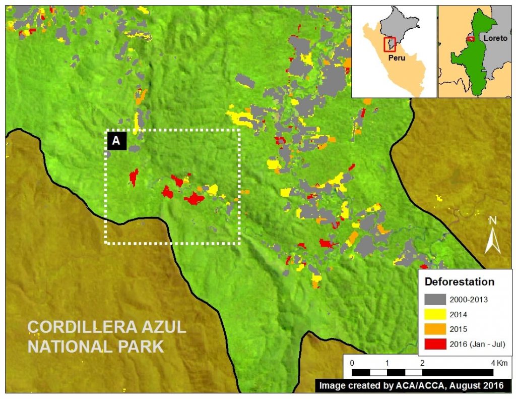 Image 40g. Data: SERNANP, Landsat, UMD/GLAD, Hansen/UMD/Google/USGS/NASA