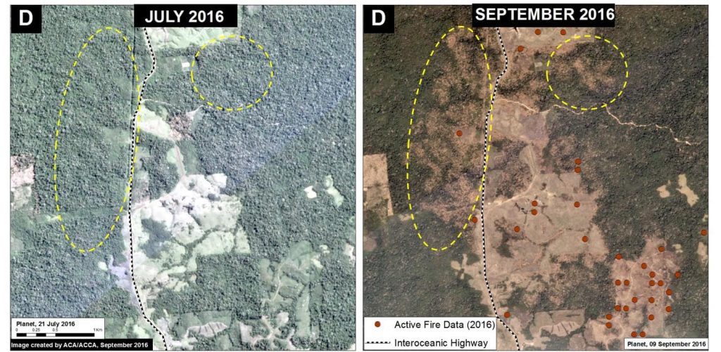 MAAP #47: Fires Degrade Southern Peruvian Amazon (Madre De Dios ...