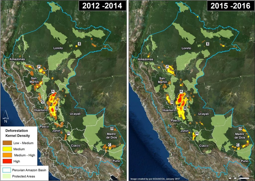 Image 2. Data: PNCB/MINAM, GLAD/UMD. Click to enlarge.