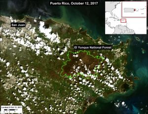 Image 73. Base Map. El Yunque National Forest is located in eastern Puerto Rico.