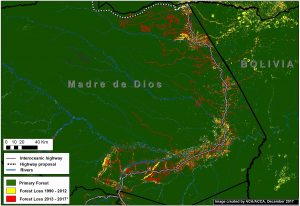 Imagen 76c. GLCF/GSFC 2014, Hansen/UMD/Google/USGS/NASA, UMD/GLAD, PNCB/MINAM, UAC/ProPurús