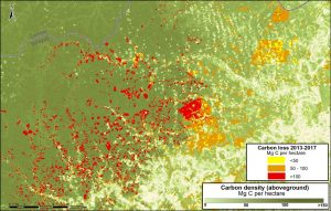 Image A. Central Peruvian Amazon. Data: Asner et al 2014, MINAM/PNCB