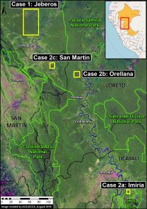 Base Map. Data: SERNANP, MAAP