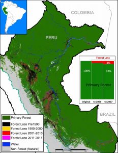 Base Map. Data: SERNANP, IBC, Hansen/UMD/Google/USGS/NASA, PNCB/MINAM, GLCF/UMD, ANA.