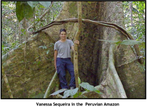 Vanessa Sequeira in the Peruvian Amazon