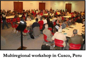 Multiregional workshop in Cusco Peru