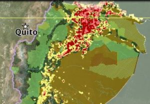 Hotspots de deforestación en la Amazonía Ecuatoriana