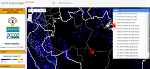 Step 1. Detection of elevated emissions in the southeastern Brazilian Amazon (Mato Grosso).