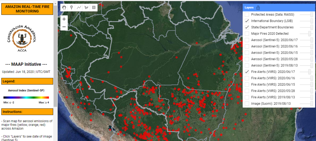 Image of heat-based fire alerts