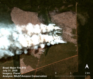 Photo of Brazil Fire 76 on July 31 2020