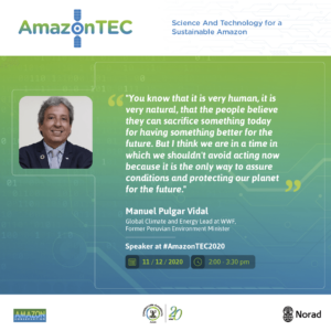 Manuel Pulgar Vidal Quote AmazonTEC