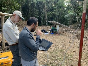 Photo of PUCP researchers at Amazon Conservation's Los Amigos Biological Station