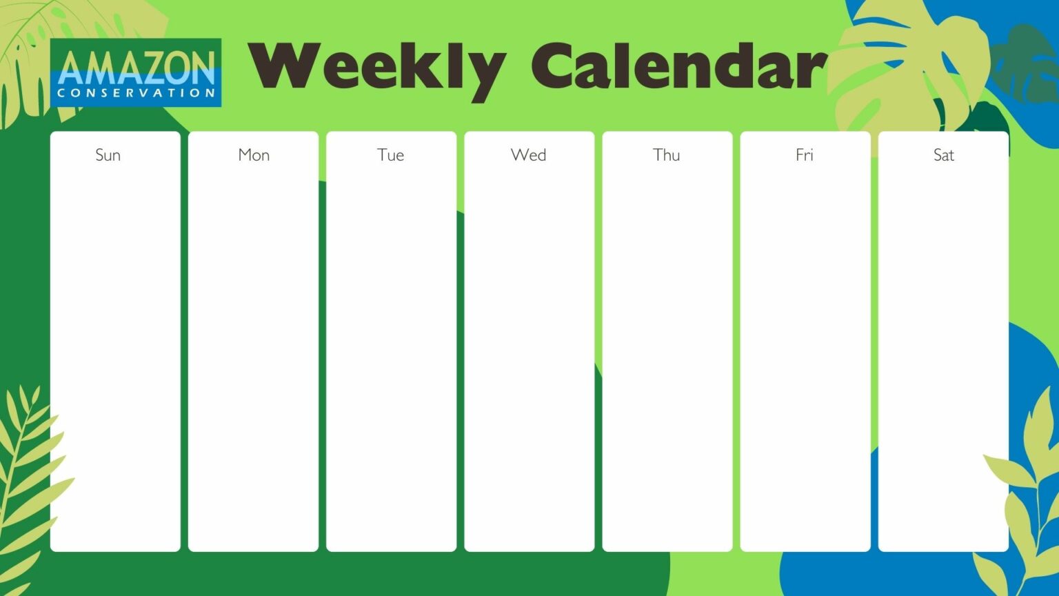 New Printable Calendars: Download Yours Now! - Amazon Conservation ...